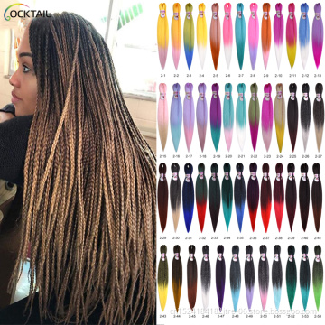 Japanese Kaneka fiber over 100 colors hair extension for box braids